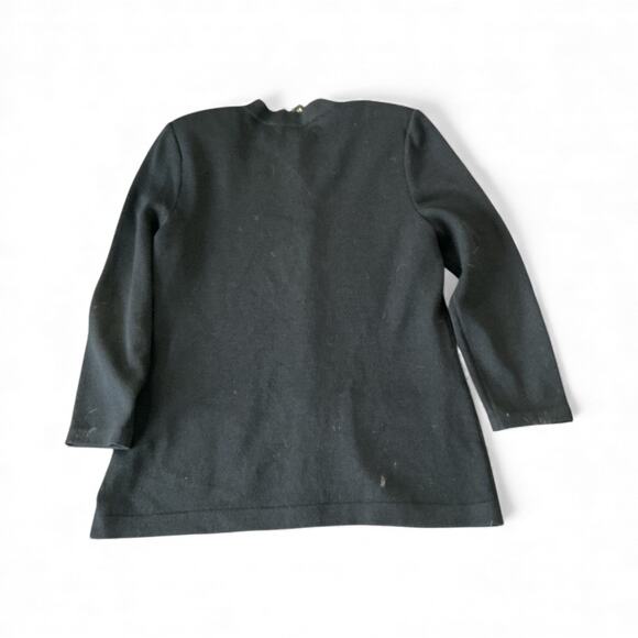 Vintage St. John Cardigan Blazer and Pants Set | Size 8 Medium | Black - Picture 5 of 12